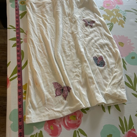 Vintage Bizzit Modest butterfly dress with tie back large - Picture 5 of 8